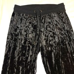 Betsey Johnson velvet joggers